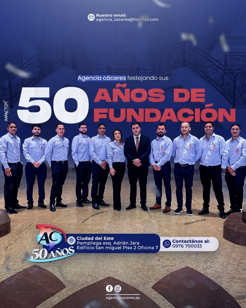 aquí dejamos un registro de agencia cáceres celebrando sus 50 años de fundación en el inponent
